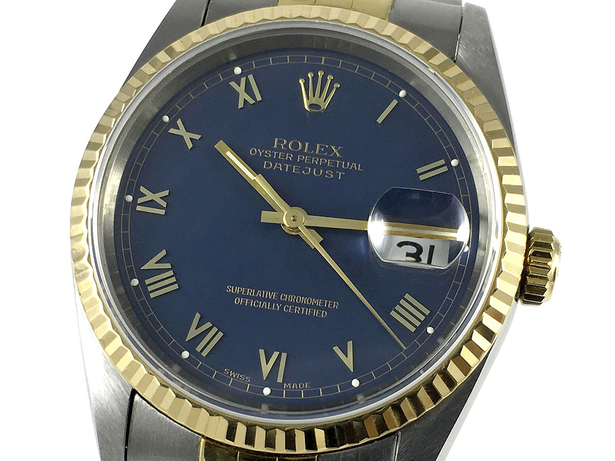 RELOJ Rolex Datejust 16233 Blue Dial - S Serial