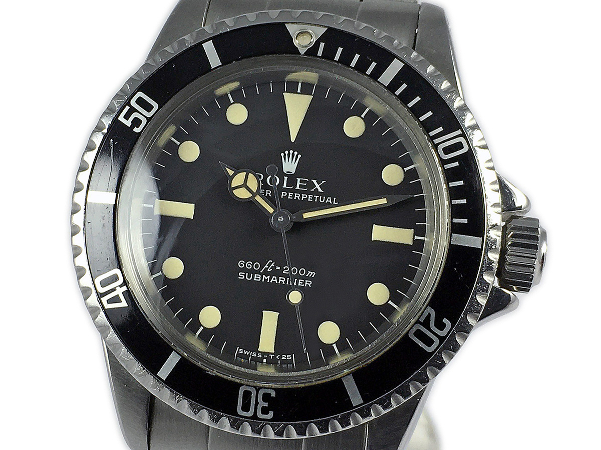 RELOJ Rolex Submariner 5513 "Non-Serif"