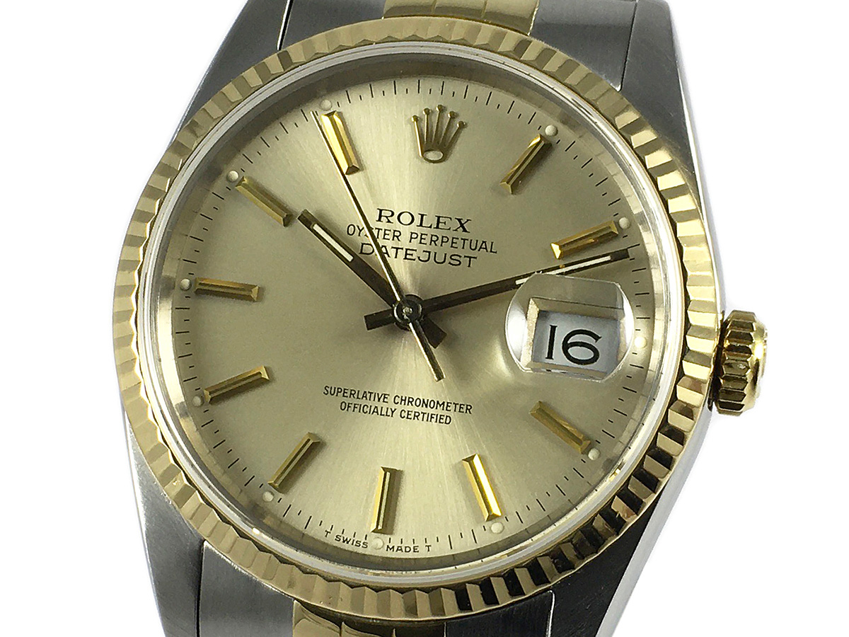 RELOJ Rolex Datejust 16233 - Champagne Dial