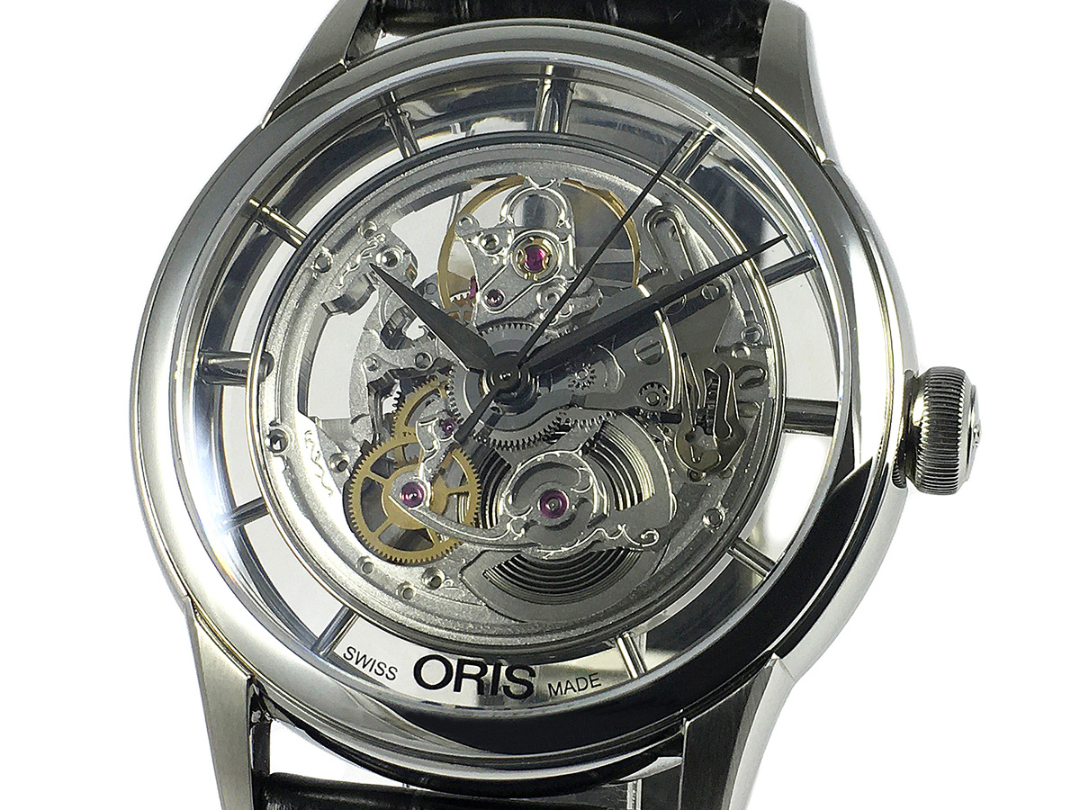 RELOJ Oris Artelier Translucent Skeleton