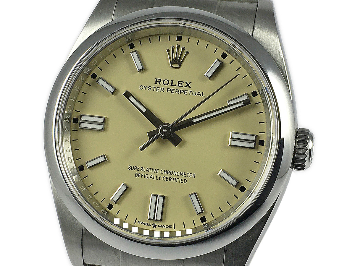 RELOJ Rolex Oyster Perpetual 126000 Beige Dial