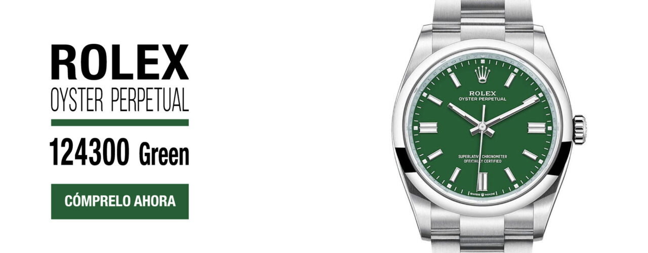 ROLEX 124300 GREEN